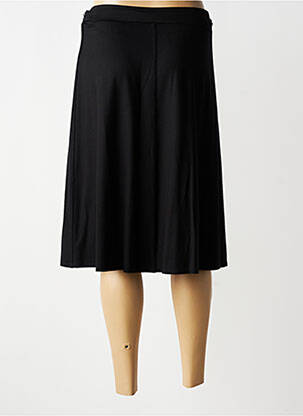 Jupe mi-longue stretch noir FRANK WALDER femme