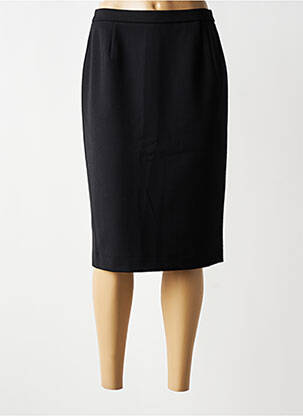 Jupe mi-longue taille normale noir KARTING femme