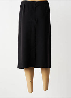 Jupe mi-longue coupe droite noir FRANCOISE femme