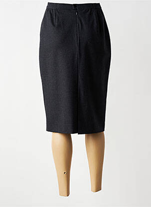 Jupe mi-longue stretch gris PIER BÉ femme