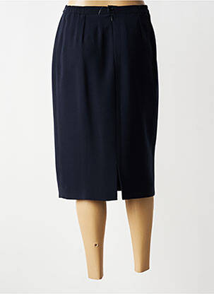 Jupe mi-longue taille normale bleu MC MODA femme