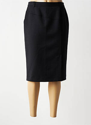 Jupe mi-longue stretch noir KARTING femme