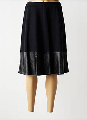 Jupe mi-longue stretch noir BASLER femme