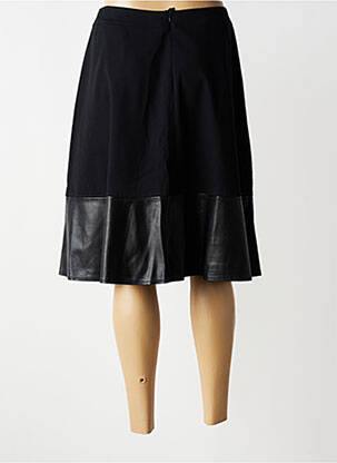Jupe mi-longue stretch noir BASLER femme