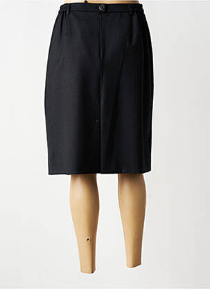 Jupe mi-longue stretch noir KARTING femme