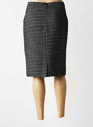 Jupe mi-longue taille normale gris GRIFFON femme