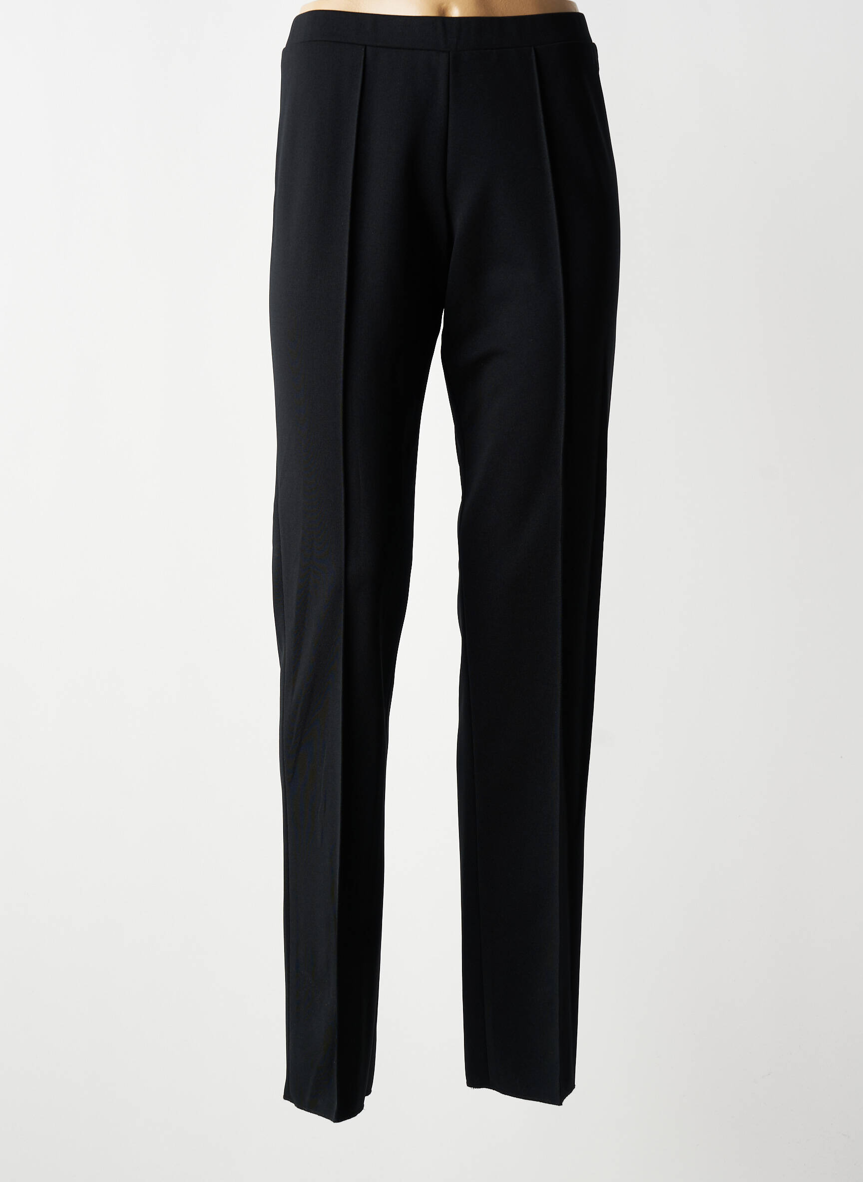 Pantalon droit stretch taille normale noir KARTING femme