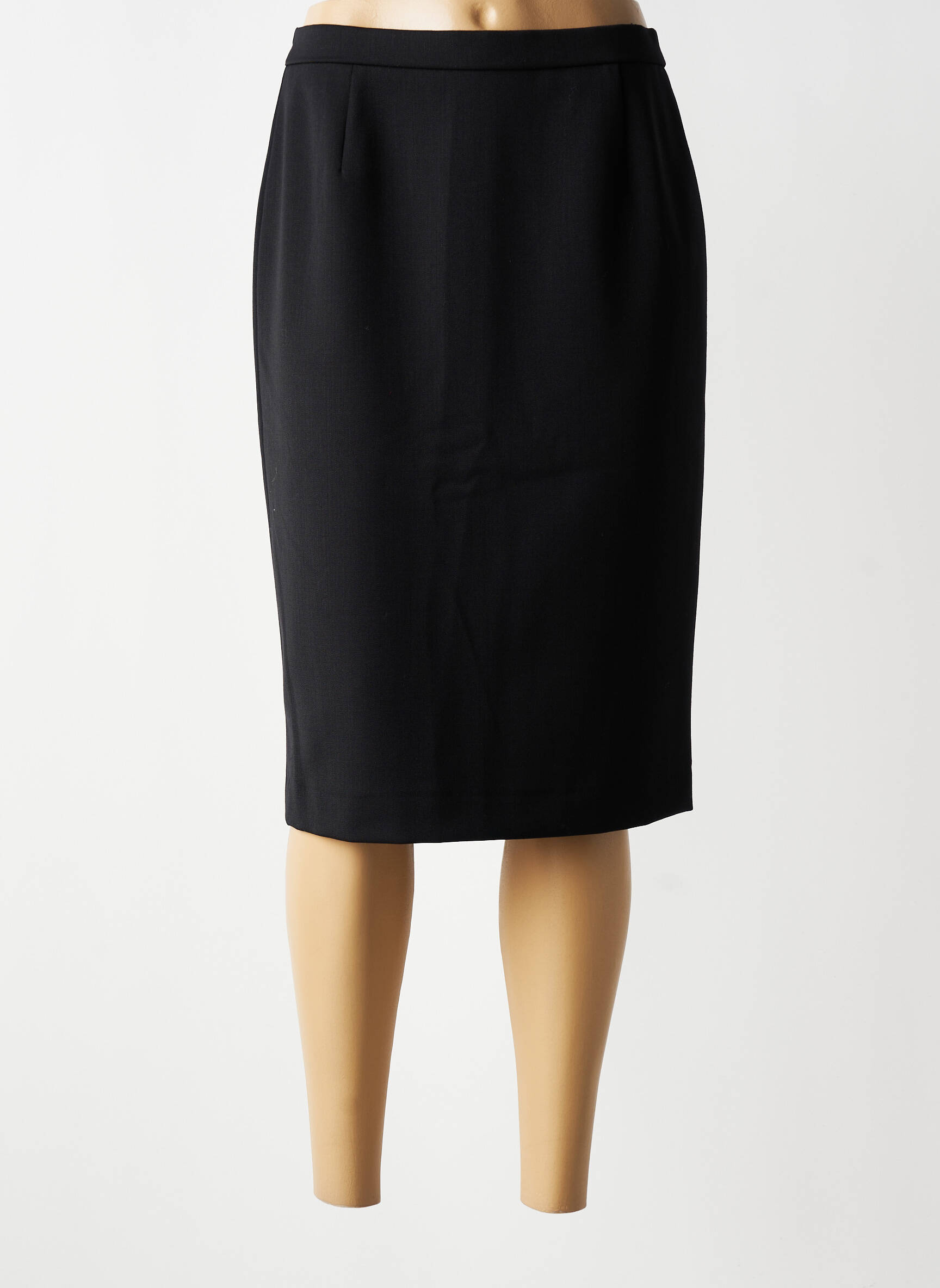 Jupe mi-longue taille normale noir KARTING femme