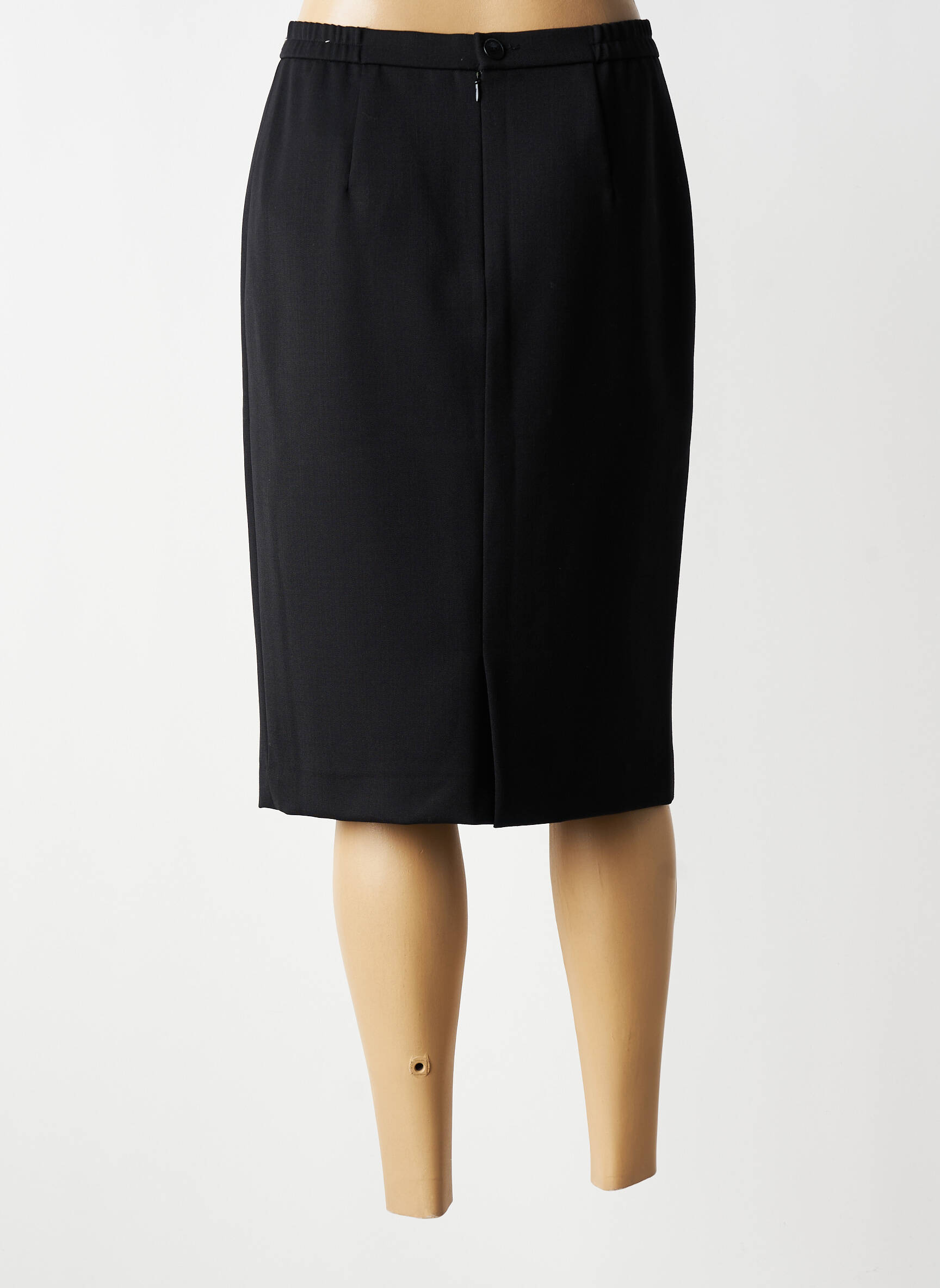 Jupe mi-longue taille normale noir KARTING femme