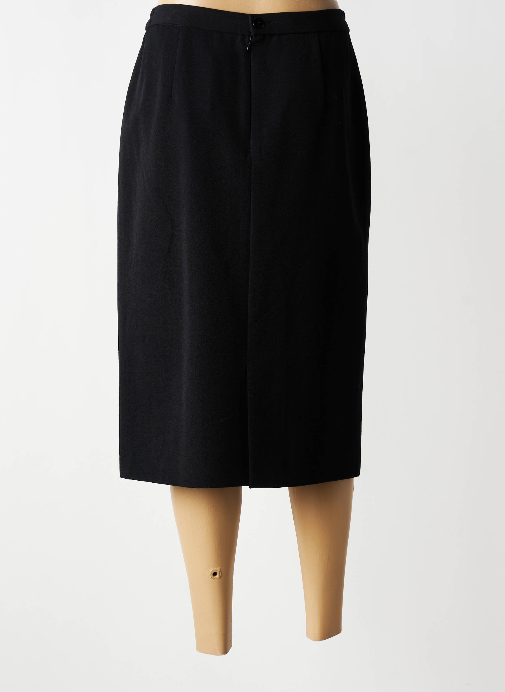 Jupe mi-longue taille normale noir KARTING femme