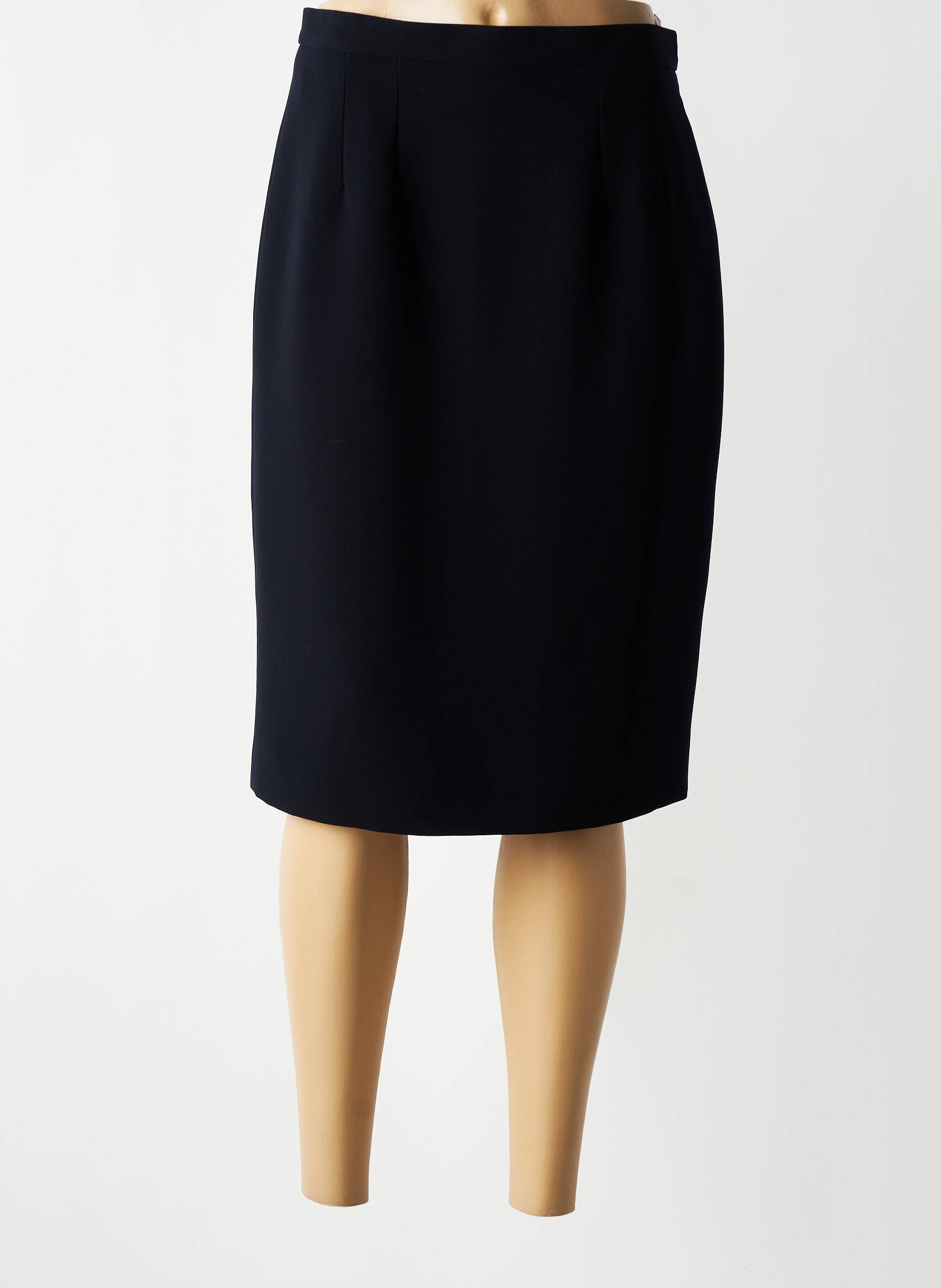 Jupe mi-longue taille normale bleu WEILL femme
