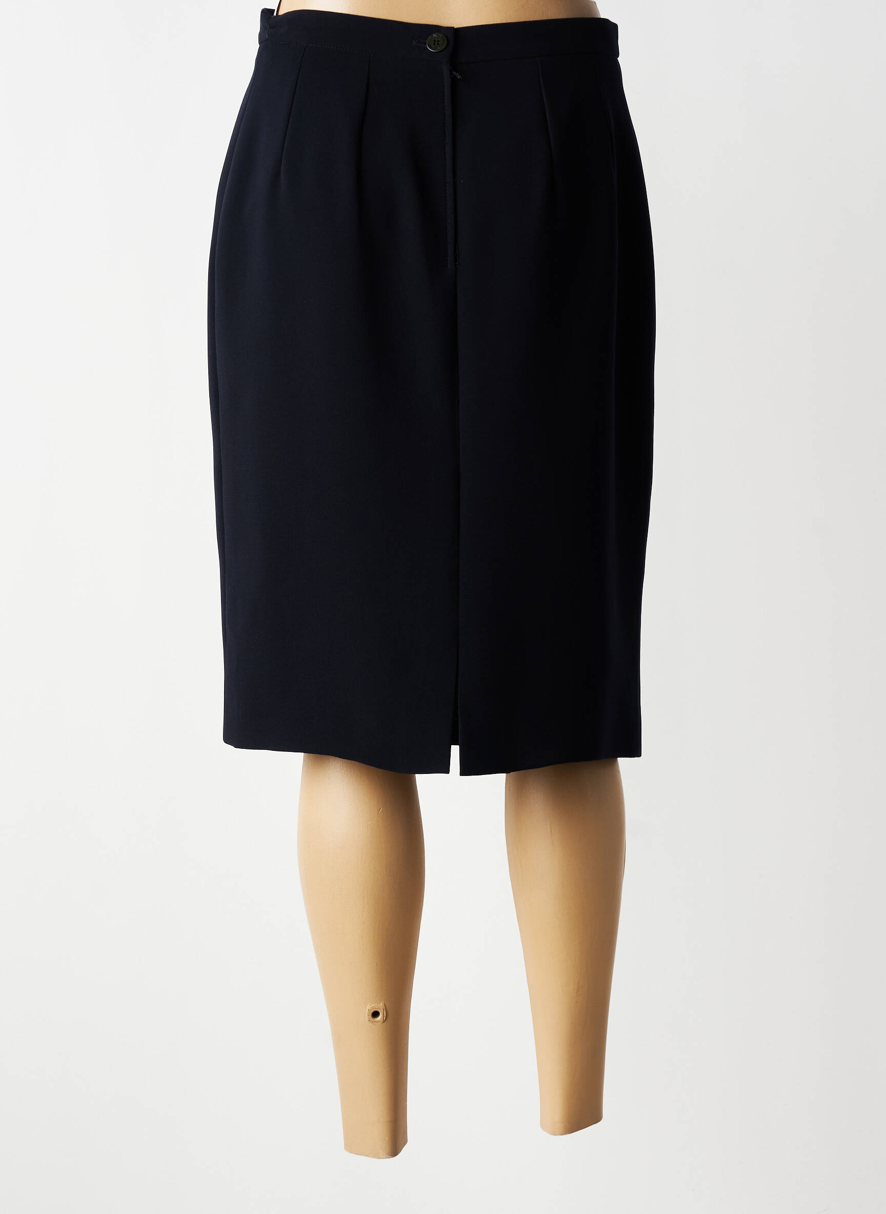 Jupe mi-longue taille normale bleu WEILL femme