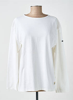 Top manches longues manches longues blanc FILEUSE D'ARVOR femme
