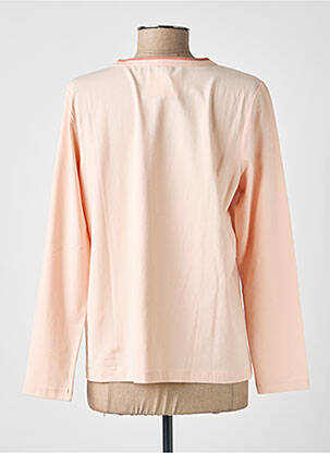 Blouse imprimé fantaisie manches longues rose BASLER femme