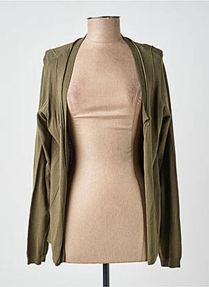 Gilet manches longues stretch vert MADO ET LES AUTRES femme