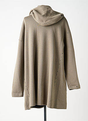 Veste casual col rond gris BASLER femme
