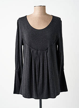 Top manches longues manches longues noir JEAN GABRIEL femme