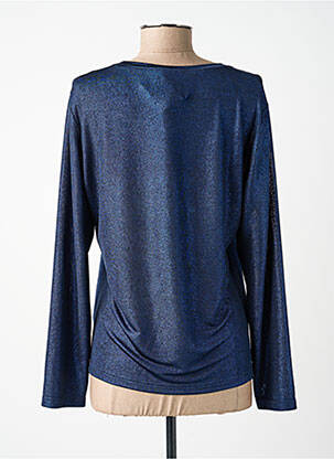 Top manches longues manches longues bleu JEAN GABRIEL femme
