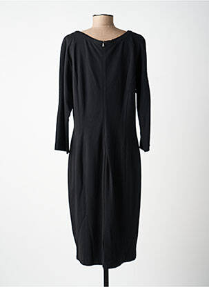 Robe longue manches longues manches longues noir ELENA MIRO femme