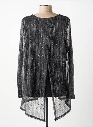 Top stretch manches longues noir VETISTYLE femme