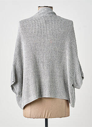 Gilet manches courtes coupe droite gris BASLER femme