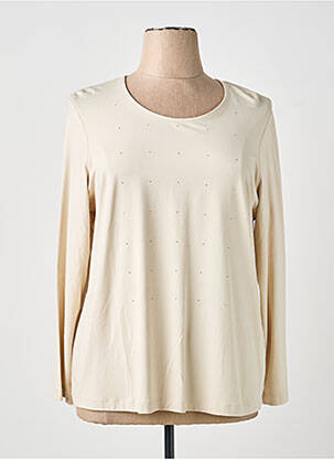 Top manches longues manches longues beige SOMMERMANN femme