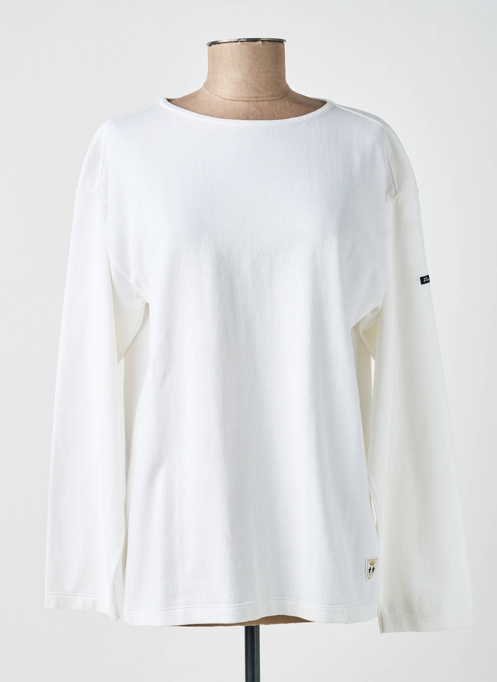 Top manches longues manches longues blanc FILEUSE D'ARVOR femme
