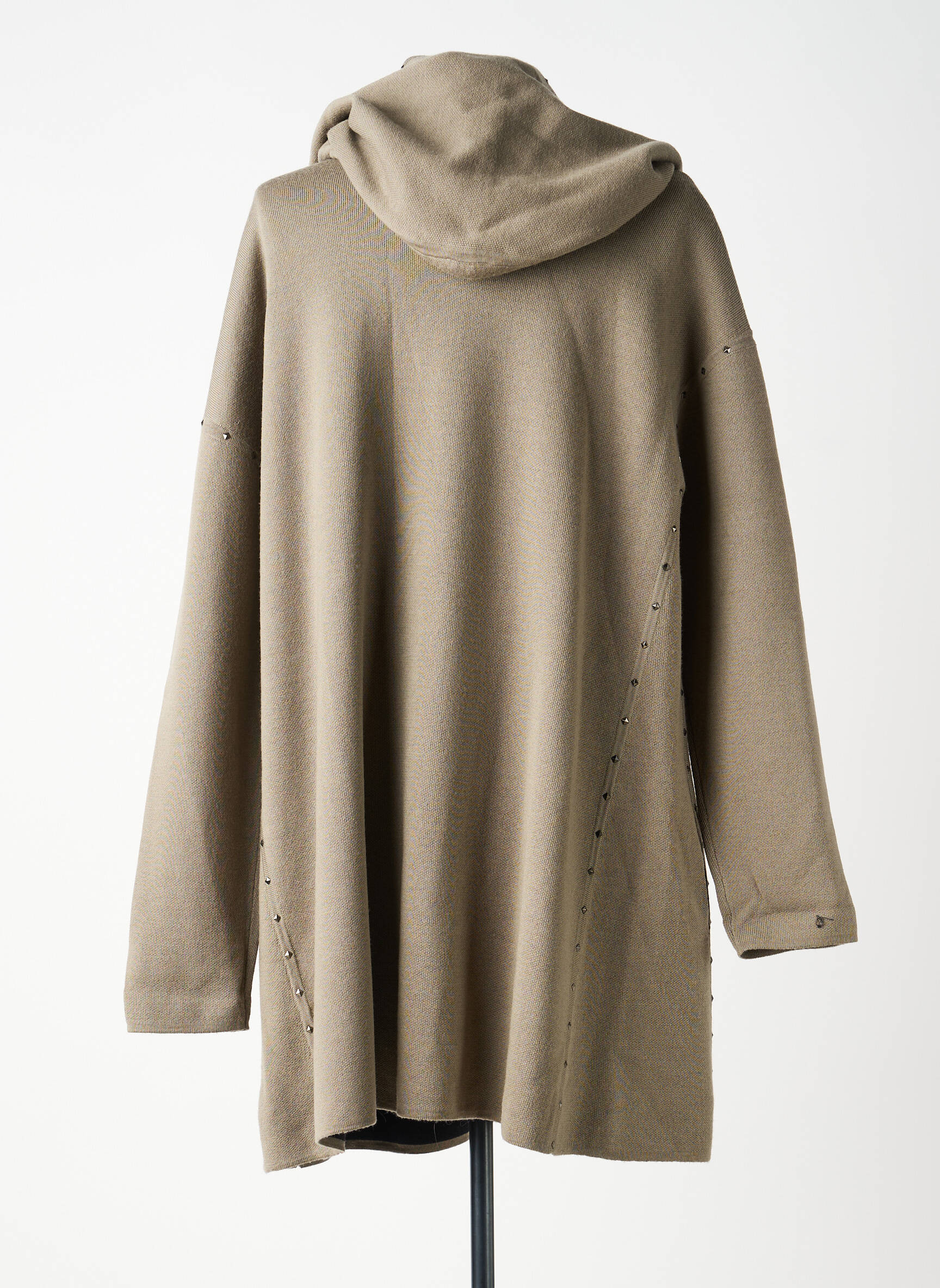 Veste casual col rond gris BASLER femme