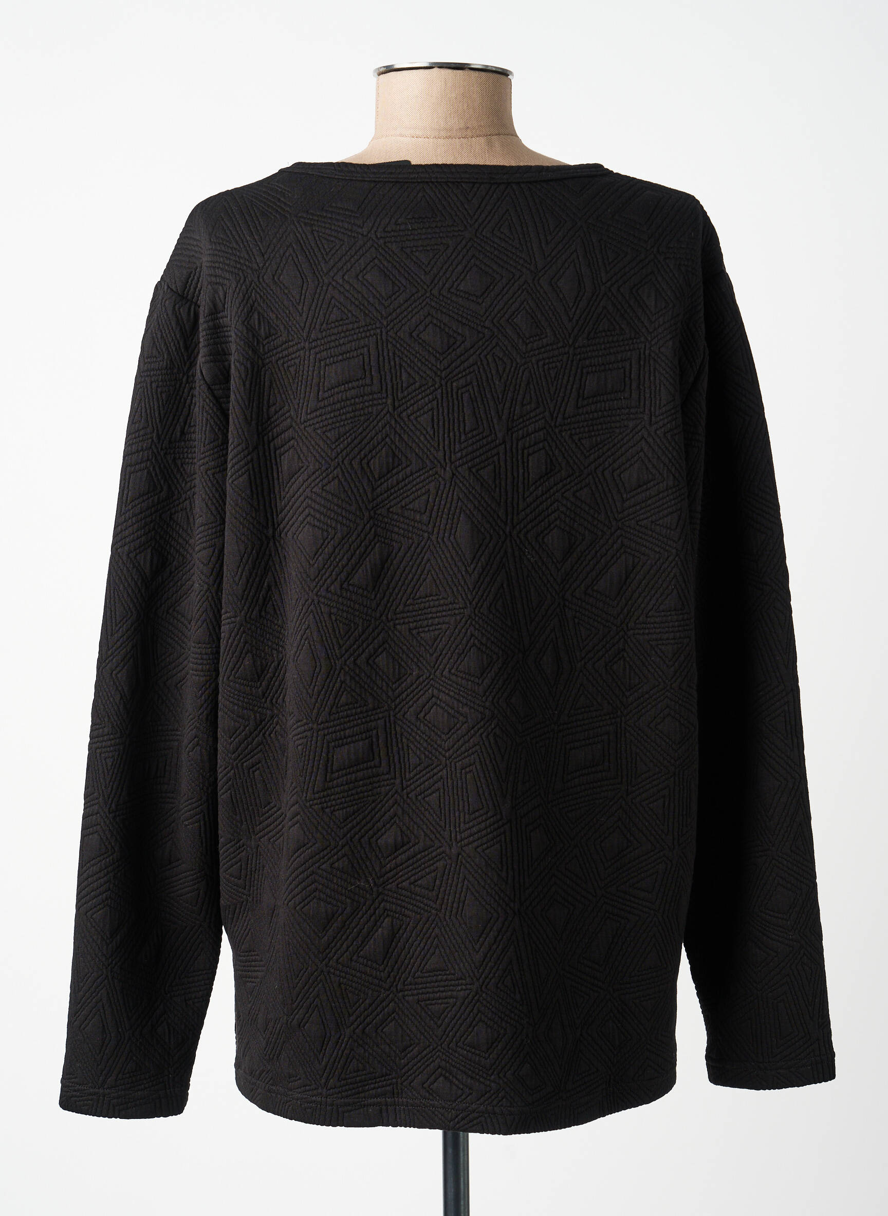 Top manches longues manches longues noir FRANK WALDER femme