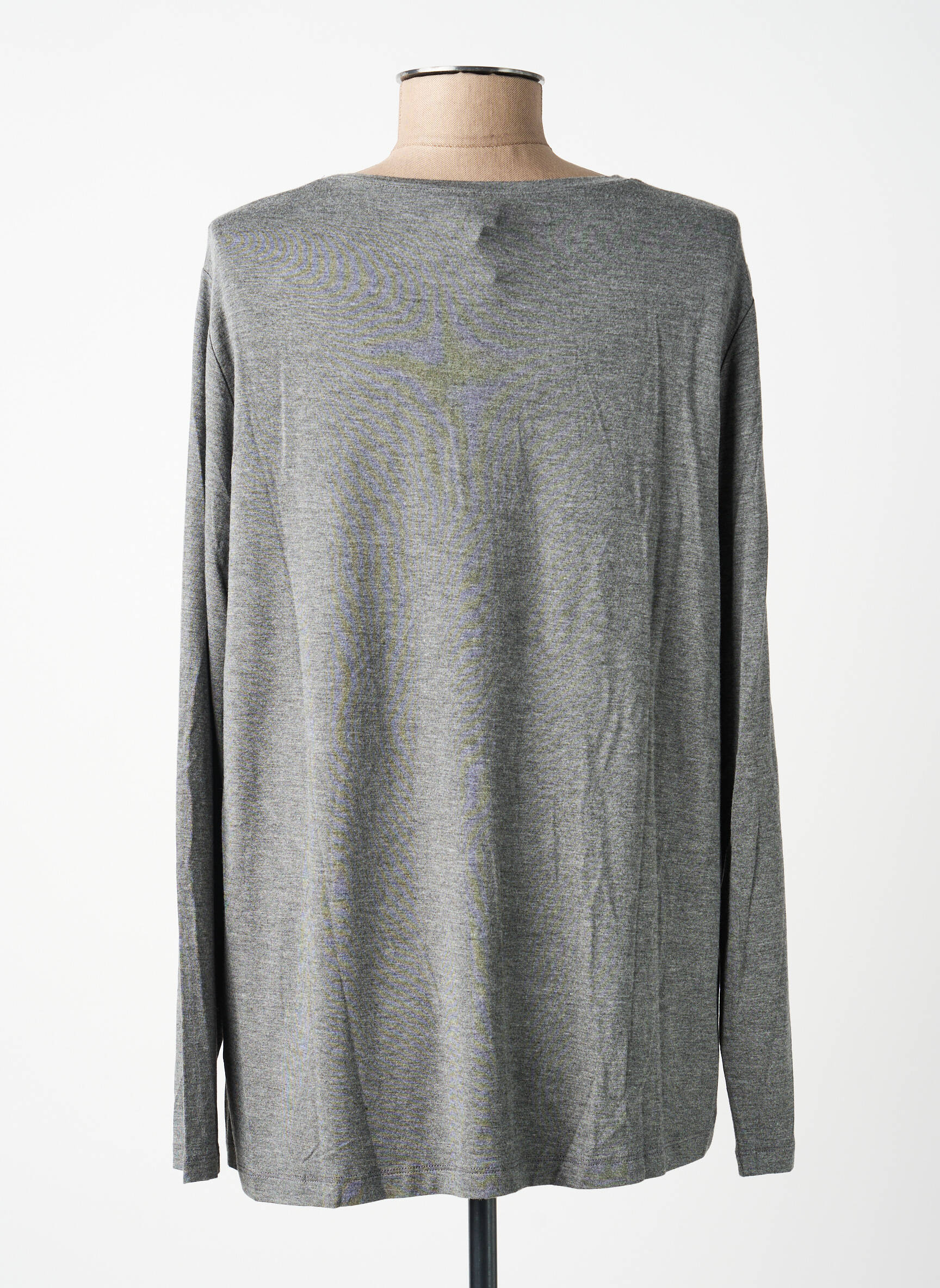 Top manches longues manches longues gris BASLER femme