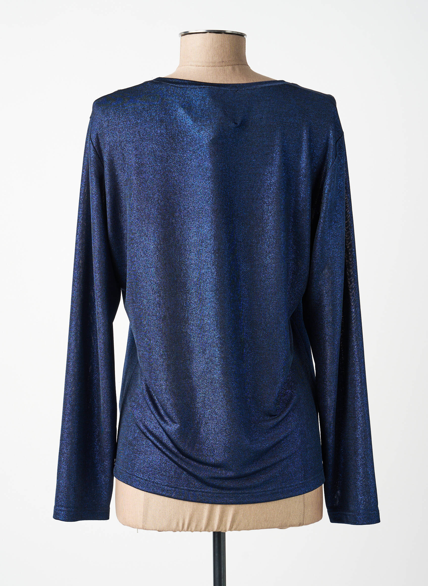 Top manches longues manches longues bleu JEAN GABRIEL femme