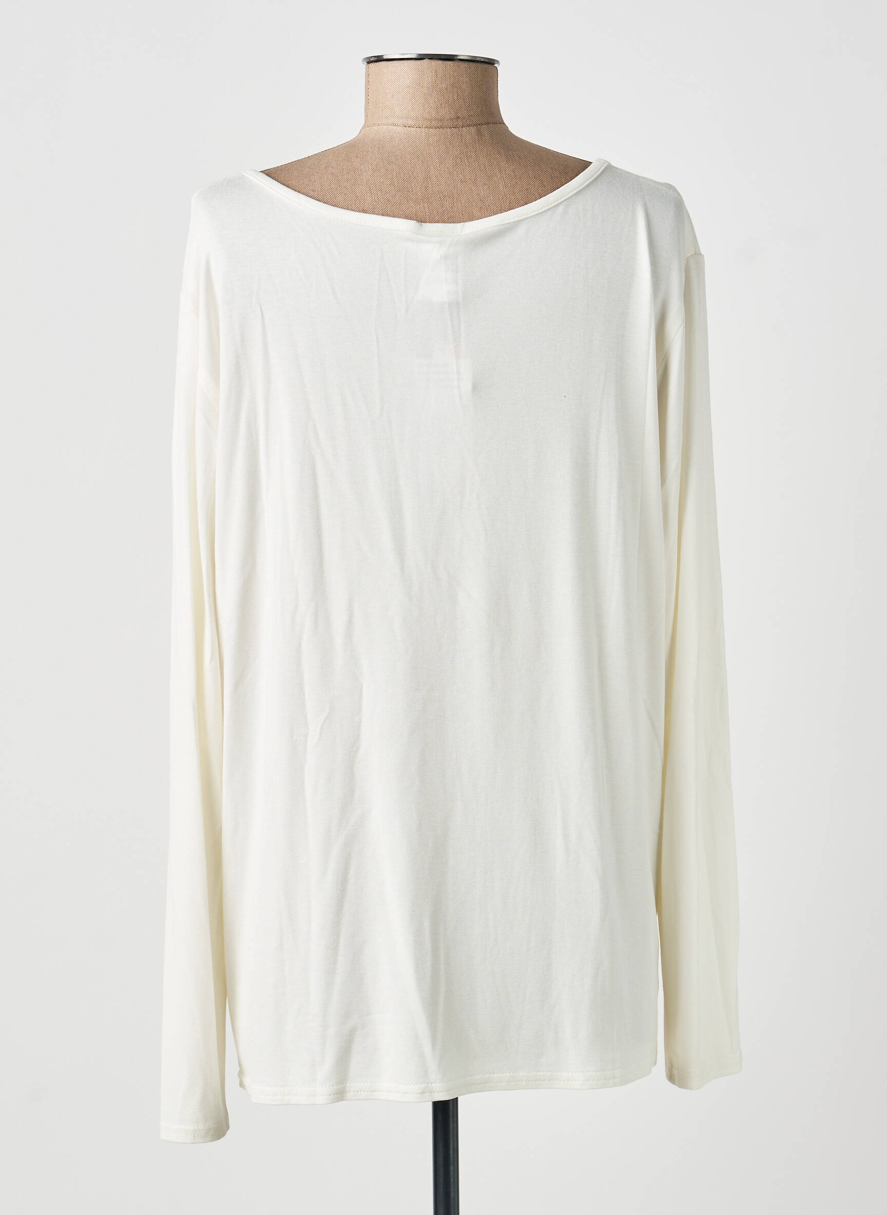 Top manches longues manches longues blanc GEVANA femme