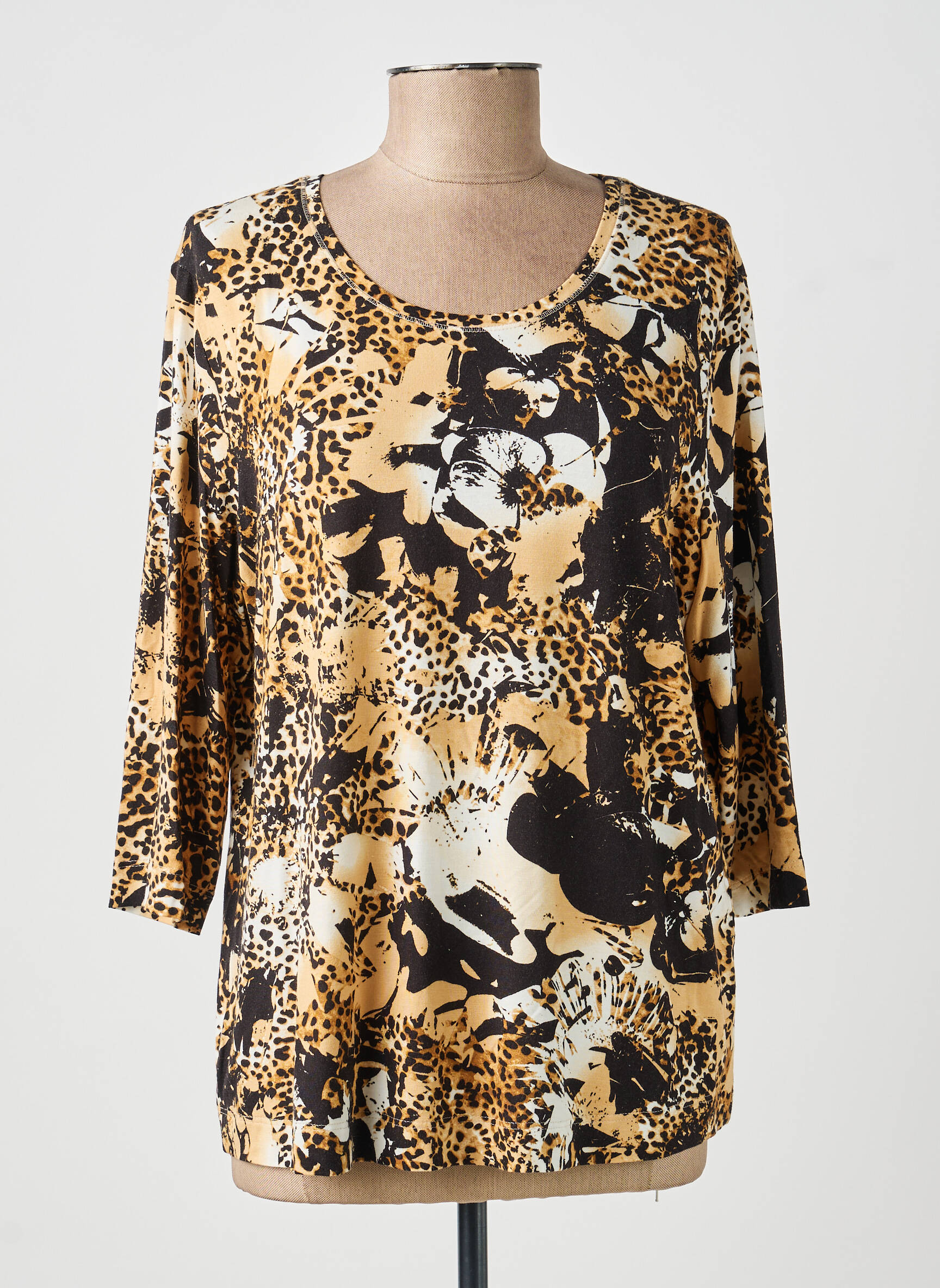 Top manches longues manches longues beige BASLER femme