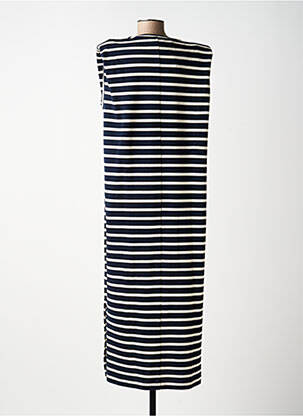 Robe longue sans manche sans manche bleu K-DESIGN femme