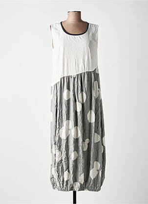 Robe longue sans manche sans manche gris GERSHON BRAM femme