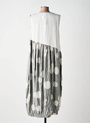 Robe longue sans manche sans manche gris GERSHON BRAM femme