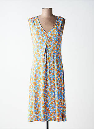 Robe mi-longue sans manche sans manche bleu SURKANA femme