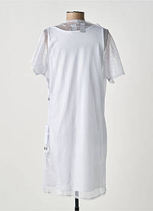 Robe mi-longue manches courtes manches courtes blanc SPORTALM femme