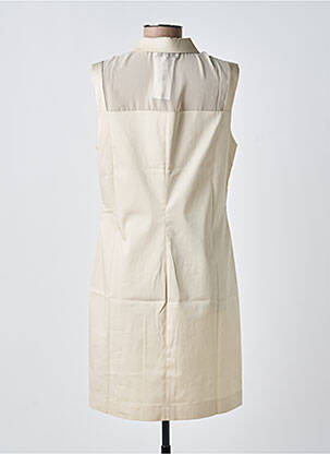 Robe mi-longue sans manche sans manche beige EVA KAYAN femme