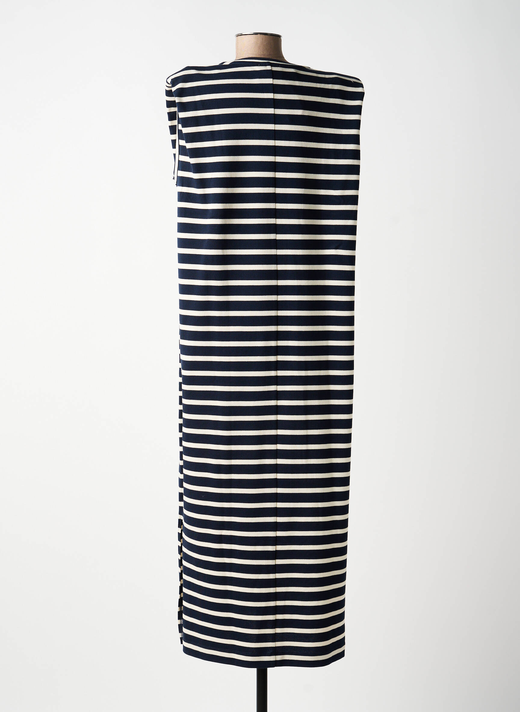 Robe longue sans manche sans manche bleu K-DESIGN femme