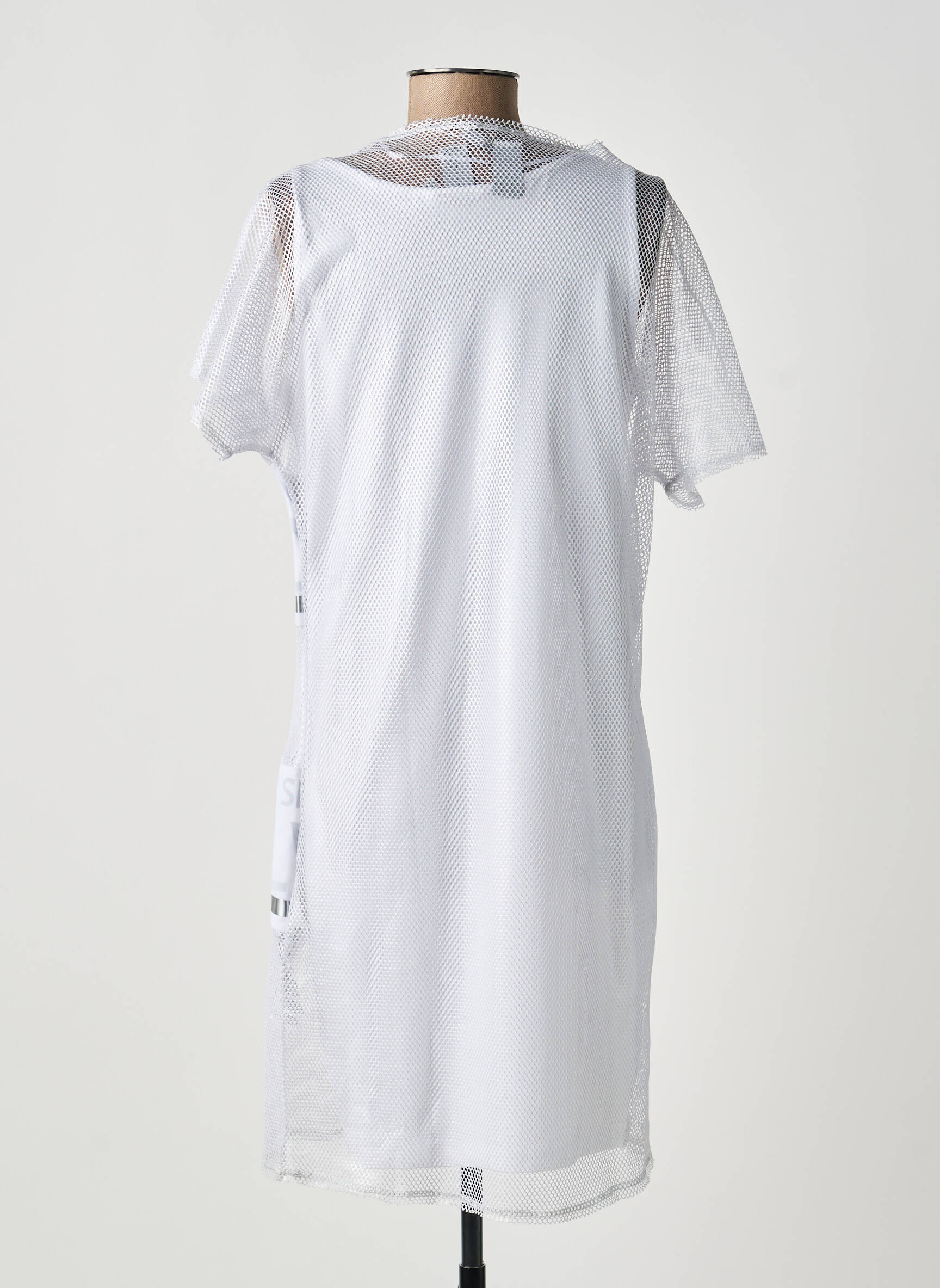 Robe mi-longue manches courtes manches courtes blanc SPORTALM femme