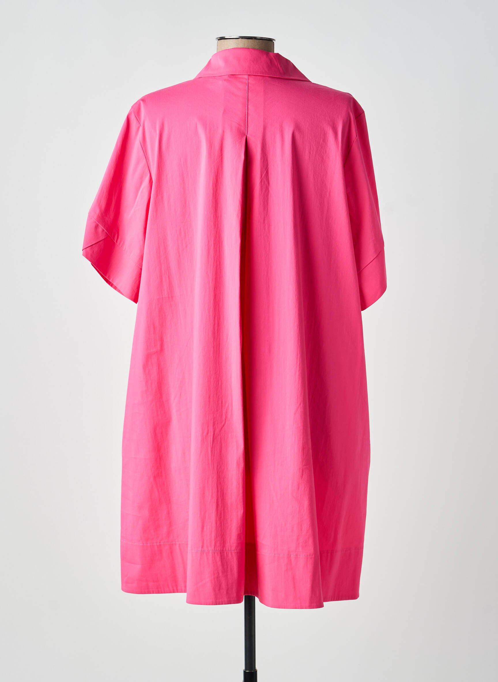 Robe courte manches courtes manches courtes rose EVA KAYAN femme