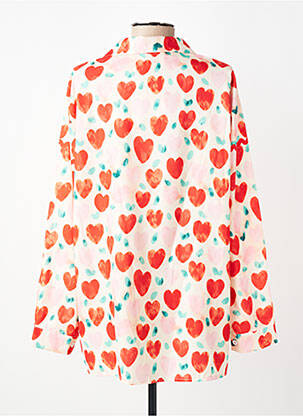 Chemisier imprimé fantaisie manches longues rose LM LULU femme
