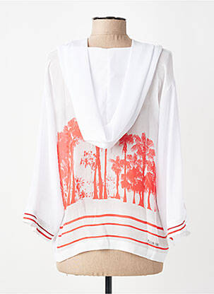 Top imprimé fantaisie manches 3/4 rouge ELISA CAVALETTI femme
