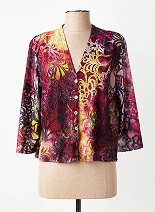 Top stretch manches 3/4 violet ALEMBIKA femme