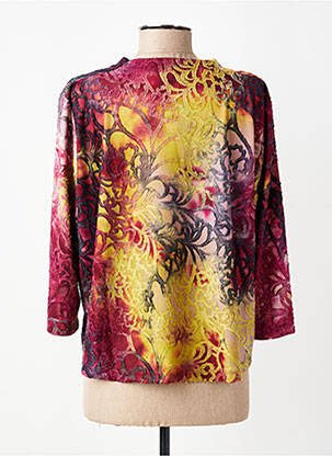 Top stretch manches 3/4 violet ALEMBIKA femme