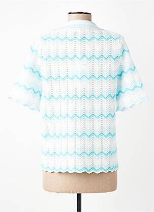 Top manches courtes manches courtes bleu LEO & UGO femme