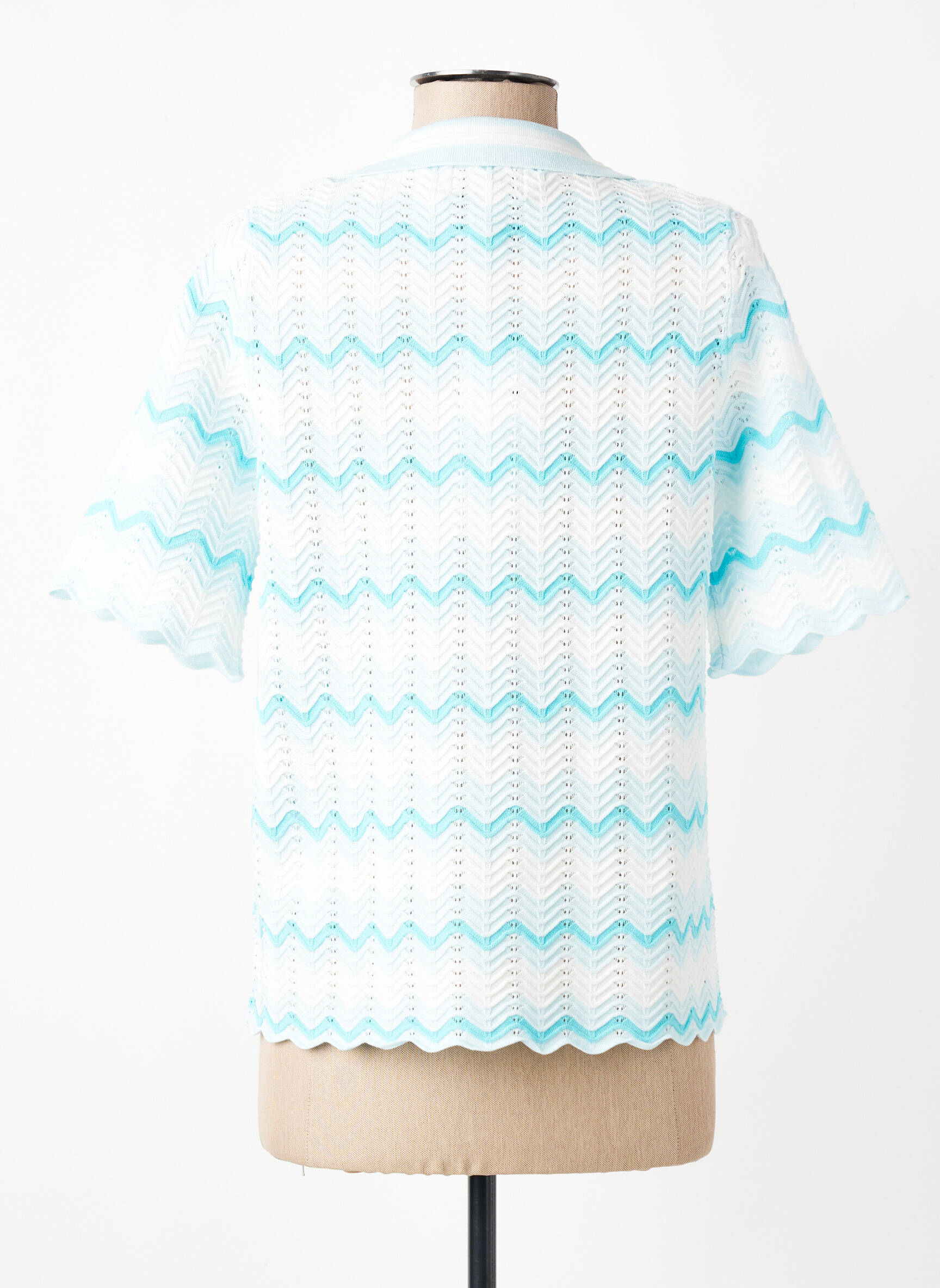 Top manches courtes manches courtes bleu LEO & UGO femme