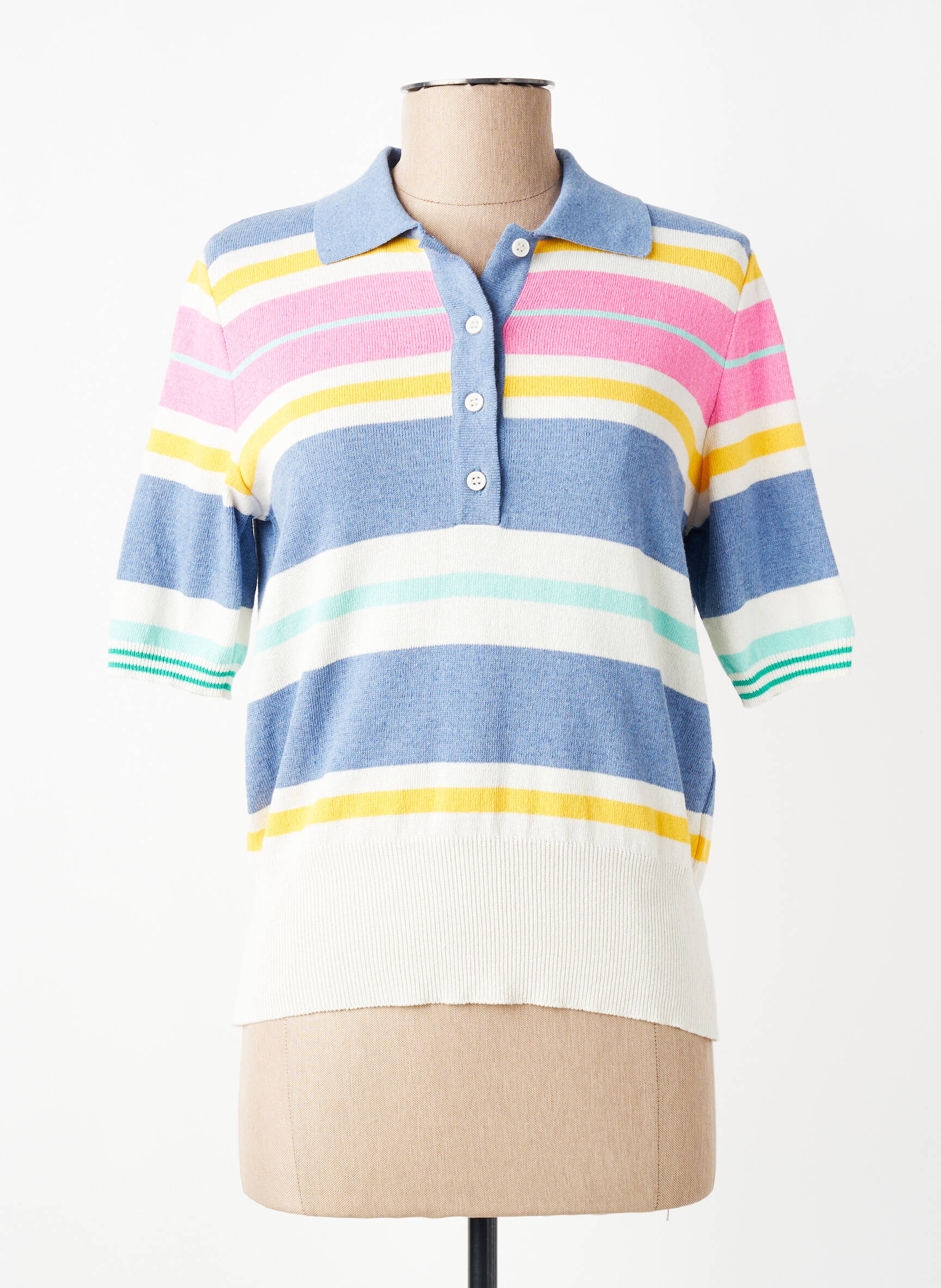 Top manches courtes manches courtes bleu ALDO MARTIN'S femme
