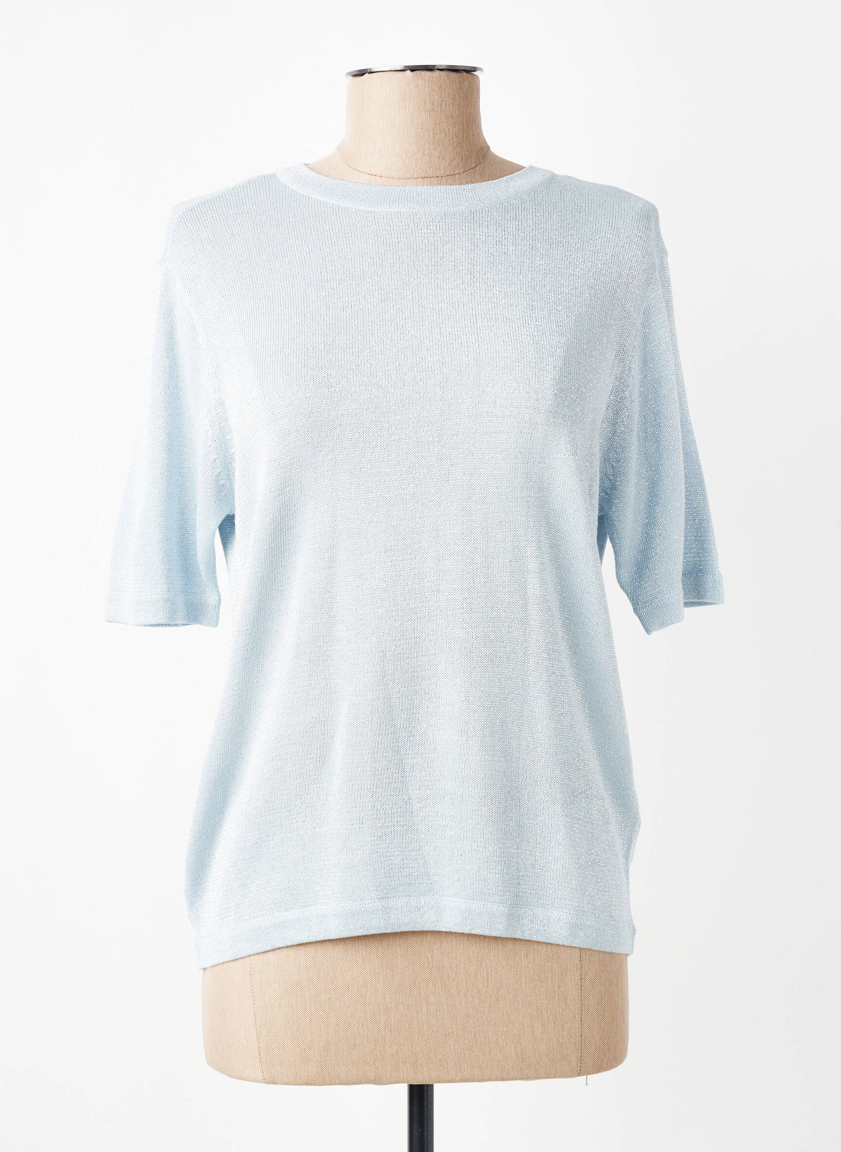 Top manches courtes manches courtes bleu RINO & PELLE femme